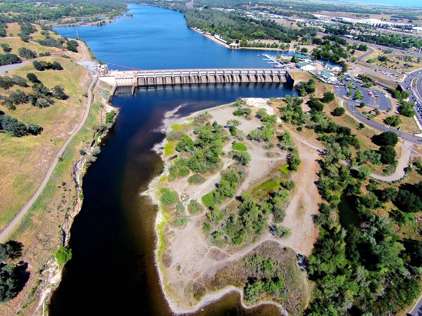 Lower American River in Sacramento County